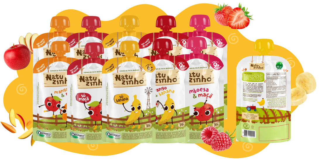 Kit Natuzinho: Papinha Orgânica 10 Unidades – Sabor & Saúde