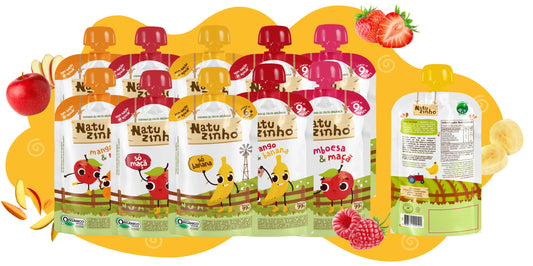Kit Natuzinho: Papinha Orgânica 10 Unidades – Sabor & Saúde